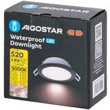Aigostar LED ugradna plafonska lampa za kupatilo LED/4,8W/230V 3000K crna IP65 | Eponuda.com