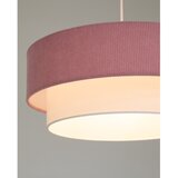 Kave Home Bela/svetlo rožnata otroška svetilka s tekstilnim senčilom Bianella – | Shoptok.si