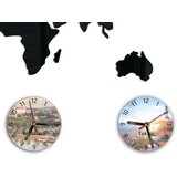 Zidni satovi world map (samolepljivi zidni sat)