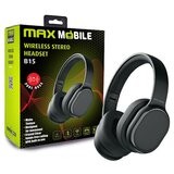 Max Mobile SLUŠALICE BLUETOOTH B15 HEADSET stereo Black | shoptok.hr