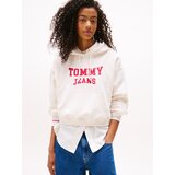 Tommy Jeans Sweater majica 'VARSITY' mornarsko plava / svijetlo crvena / bijela | shoptok.hr