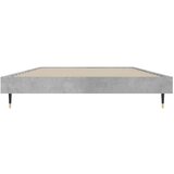 vidaXL Posteljni okvir betonsko siv 90x200 cm inzenirski les | Shoptok.si