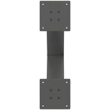  Noge za blagovaonski stol u obliku slova X, 2 kom, antracit, 60 x (72-73) cm, čelik | shoptok.hr