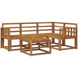  Set vanjskih sofa 5 kom. Prirodna Čvrsto drvo akacije | shoptok.hr