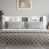  Uzglavlje s ormarićem bijelo 220x18,5x104,5 cm | shoptok.hr
