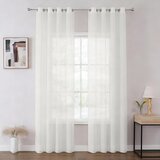 NIKCORP Závesy záclony s průchodkami Voálové průsvitné bílé 140x215 cm 2 ks, (5000273822) | Shoptok.si