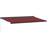 Tenda na ručno uvlačenje bordo 500 x 300 cm | shoptok.hr