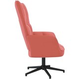  Stolica za opuštanje ružičasta baršunasta - Ružičasta 1 Bez naslona za noge | shoptok.hr