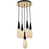 Opviq Luster AV-4236-5ET, 90x33cm, IP20, 220V-240 V, Zlatno-crne boje | ePonuda.com