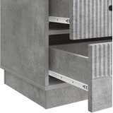  Noćni ormar Betonska siva 43 x 41 x 63,5 cm Konstruirano drvo | shoptok.hr