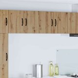 vidaXL Stenska kuhinjska omarica 2 pcs Umetni hrast 60 x 31 x 40 cm | Shoptok.si