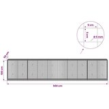  Gabion s žicom debljine 5 mm i mrežom 5x5 cm 500x50x100 cm - 50 cm 100 cm 500 cm | shoptok.hr