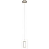 Eglo Enaluri visilica/1, led, 1x5,4w, 630lm, duž 1100, nikl-mat/plastika | shoptok.hr