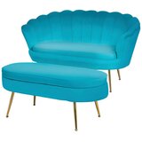 Livetastic 2-SED, modra tekstil | Shoptok.si