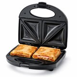  Crni dvostruki toster za tople sendviče - 750 W | shoptok.hr