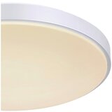 Globo Okrugla stropna LED svjetiljka Sonny (Ø x V: 41 x 6 cm, 18 W, Bijela, Srebrna) | shoptok.hr