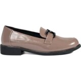 GOODIN Dark beige loafers with leather insole | Shoptok.si