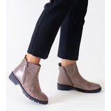 Gemre Kirla brown eco-suede platform ankle boots Cijene