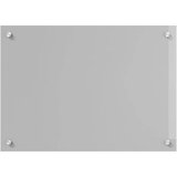  Kuhinjski zid Svijetlo siva 70 x 50 cm Staklo otporno na udarce | shoptok.hr