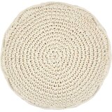  Ručno rađeni tabure s makrameom 45 x 30 cm pamučni | shoptok.hr