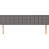  Uzglavlja 2 kom tamnosiva 100x5x78/88 cm od tkanine | shoptok.hr