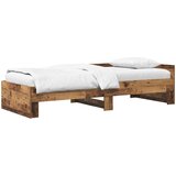  Okvir kreveta s uzglavljem Staro drvo 80 x 200 cm | shoptok.hr