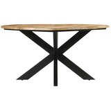  Blagovaonski stol Ø 150 x 76 cm masivno grubo drvo manga | shoptok.hr
