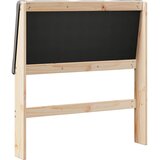  Tapecirani uzglavlje Sivo-smeđa 90 cm Čvrsto borovo drvo | shoptok.hr