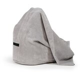 SLOWDOWN Temno siva otroška vreča za sedenje iz rebrastega žameta Cocoon 100 – | Shoptok.si