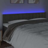  LED posteljno vzglavje temno sivo 180x5x78/88 cm žamet, (20793781) | Shoptok.si
