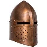  Replika srednjovjekovne viteške kacige za LARP bakrena čelična | Shoptok.si