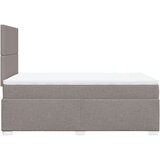 vidaXL Box spring postelja z vzmetnico taupe 120x190 cm blago | Shoptok.si