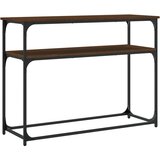  Konzolni stol boja hrasta 100 x 35,5 x 75 cm konstruirano drvo | Eponuda.com