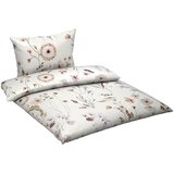 Esposa OBOJESTRANSKA POSTELJNINA Mavie 140/200 cm saten naravne barve | Shoptok.si