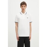 Fred Perry Polo majice kratki rokavi TWIN TIPPED SHIRT Bela | Shoptok.si
