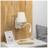  Brilagi - LED zidna lampa NUBILA 1xE27/25W/230V + LED/3W bela/krem | Eponuda.com