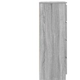  Komoda boja hrasta sonome 60 x 35 x 98,5 cm konstruirano drvo | shoptok.hr