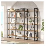 Hanah home ML4 A Polica za knjige 219,6x180x34cm, Smeđa | Eponuda.ba