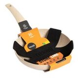 Texell Tiganj duboki 20cm Stone Line TPSL-D20 + GRATIS PODMETAČ / ŠTITNIK ZA TIGANJE | ePonuda.com