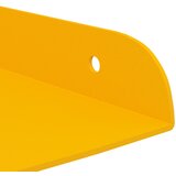  Lebdeća polica s policom s pohranom 4 pcs Žuta 30 x 30 x 2 cm | Eponuda.com