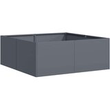 Maison Chic Cvetlični Lonec - Cvetlično korito antracit 80x80x30 cm Jeklo, (21789605) | Shoptok.si