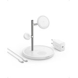 Anker Stanica za bežično punjenje Stand, Mag Go 3u1, B25M3321, 15W, White | shoptok.hr