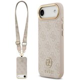 Guess OVITEK 4G S STRASS LOGO VELIKIM PAŠČKOM IN KOVINSKIMI GUMBMI MAGSAFE ZA IPHONE AIR, (5000338076) | Shoptok.si