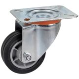 DÖRNER&HELMER 715842 TPE okretni kotač 80x26mm, Rola, ploča 100x85mm, PP obod sivi, Trkr. 50 kg Cijene