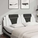  Vzglavna stranica bela in črna 180 cm umetno usnje, (21242886) | Shoptok.si