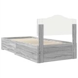 Krevetna konstrukcija Siva Sonoma 70 x 190 cm Konstruirano drvo | shoptok.hr
