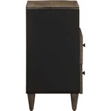 vidaXL Noćni ormarić svijetlo sivi 50x33x60 cm Puno drvo Mango | shoptok.hr