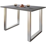 MID.YOU Pisalna Miza Lona, Antracit, Srebrna, 140x50cm | Shoptok.si
