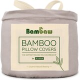 Bambaw Prevleke za blazine iz bambusa 40 x 60 cm, 2-​delni set - Grey Cene