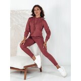 DStreet Komplet dresowy damski MIGEL bordowy | Shoptok.si